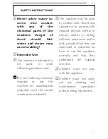 Preview for 3 page of LAVAZZA LB2317 Operation And Maintenance