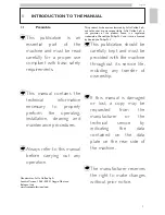 Preview for 9 page of LAVAZZA LB2317 Operation And Maintenance