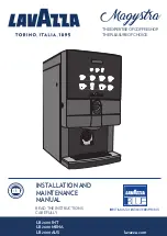 Предварительный просмотр 1 страницы LAVAZZA Magystra LB 2600 AUS Installation And Maintenance Manual