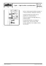 Предварительный просмотр 29 страницы LAVAZZA MATINEE 230V Maintenance Manual For Technical Assistance