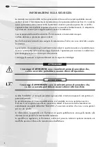 Preview for 6 page of LAVAZZA Pininfarina Maintenance Manual For Technical Assistance