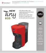 LAVAZZA Tiny ECO Operating Instructions Manual preview