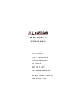 Предварительный просмотр 1 страницы Laversab 6300 User Manual