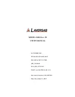 Предварительный просмотр 1 страницы Laversab 6300L User Manual