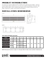 Предварительный просмотр 3 страницы Lavex 687FM1506SS Instruction Manual