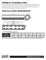 Preview for 3 page of Lavex 687FM3509LY Instruction Manual