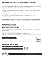 Предварительный просмотр 6 страницы Lavex 944BJ14121G Instruction Manual