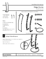 Lavi Industries Edge Curve Installation Instructions предпросмотр