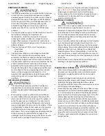 Preview for 10 page of lavina SUPERABRASIVE 13G-X User Manual