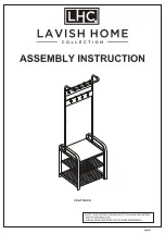 Lavish Home Collection 80-ENTRYF-6 Assembly Instructions Manual preview