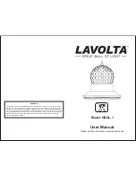 Предварительный просмотр 1 страницы Lavolta GBOL-1 User Manual