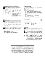 Preview for 2 page of Lavolta TVBL1 User Manual