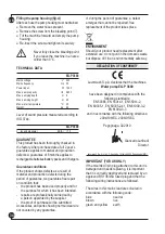 Предварительный просмотр 34 страницы Lavor 0.013.0106 Instruction Manual