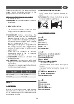 Предварительный просмотр 15 страницы Lavor 8.457.0001 Instruction Manual