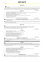 Preview for 3 page of Lavor BSW 1000 ST Use And Maintenance Manual