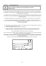 Preview for 57 page of Lavor CSW 1300 D Instructions And Operating Manual