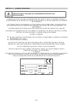 Предварительный просмотр 111 страницы Lavor CSW 1300 D Instructions And Operating Manual