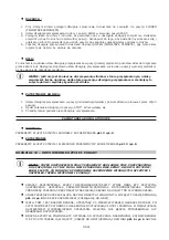 Preview for 114 page of Lavor CSW 568 BT Instructions And Operating Manual