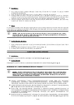 Предварительный просмотр 114 страницы Lavor CSW 568 BT Instructions And Operating Manual