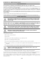 Preview for 220 page of Lavor EVO 850 Instructions And Operating Manual