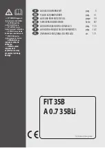 Lavor FIT 35B Manual preview