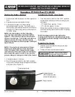 Preview for 9 page of Lavor PT70-SS Plus User'S Manual & Operating Instructions