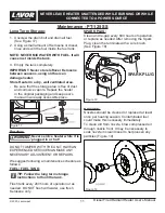 Preview for 12 page of Lavor PT70-SS Plus User'S Manual & Operating Instructions