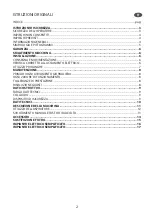 Preview for 2 page of Lavor SMV100 3-36 SAH User And Maintenance Book