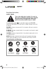 Preview for 6 page of LavorPro HK175FH Operation Manual