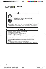 Preview for 8 page of LavorPro HK175FH Operation Manual