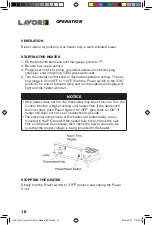 Preview for 16 page of LavorPro HK175FH Operation Manual