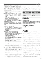 Preview for 63 page of Lavorwash ANTARTIC Manual