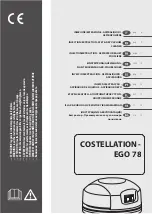 Предварительный просмотр 1 страницы Lavorwash COSTELLATION EGO 78 Manual