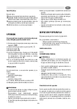 Preview for 71 page of Lavorwash GV Vesuvio 10 User Instructions