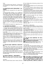 Preview for 37 page of Lavorwash Lavor Pro FREE EVO 50E Manual