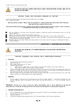 Preview for 33 page of Lavorwash SW 2600 BT Instructions And Operating Manual