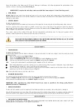 Предварительный просмотр 35 страницы Lavorwash SWL 700 ET Instructions And Operating Manual