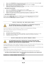 Предварительный просмотр 36 страницы Lavorwash SWL 700 ET Instructions And Operating Manual