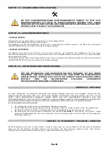 Предварительный просмотр 63 страницы Lavorwash SWL 700 ET Instructions And Operating Manual