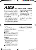 Preview for 16 page of Lavorwash XTR Manual