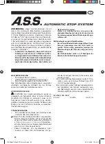 Preview for 32 page of Lavorwash XTR Manual