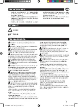 Preview for 71 page of Lavorwash XTR Manual