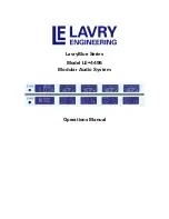 Preview for 1 page of Lavry LavryBlue LE-4496 Operation Manual