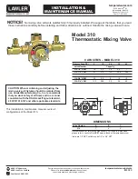 Предварительный просмотр 1 страницы Lawler 310 Installation & Maintenance Manual