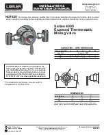 Preview for 1 page of Lawler 4000 Series Installation & Maintenance Manual