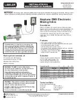 Lawler NEPTUNE EMX 075 Installation & Maintenance Manual preview