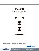 Lawmate PV-50U User Manual preview