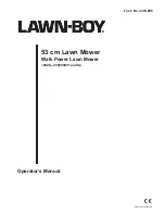 Lawn-Boy 10928 Operator'S Manual preview