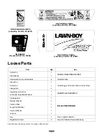 Предварительный просмотр 6 страницы Lawn-Boy 522R Operator'S Manual