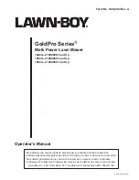 Lawn-Boy GoldPro Series Operator'S Manual preview